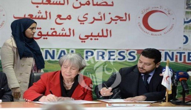 توقيع إتفاقية شراكة بين الهلال الأحمر الجزائري ونظيره الليبي