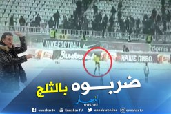 بالفيديو.. أنصار غاضبون يحتجون على الحكم بطريقة غريبة !!