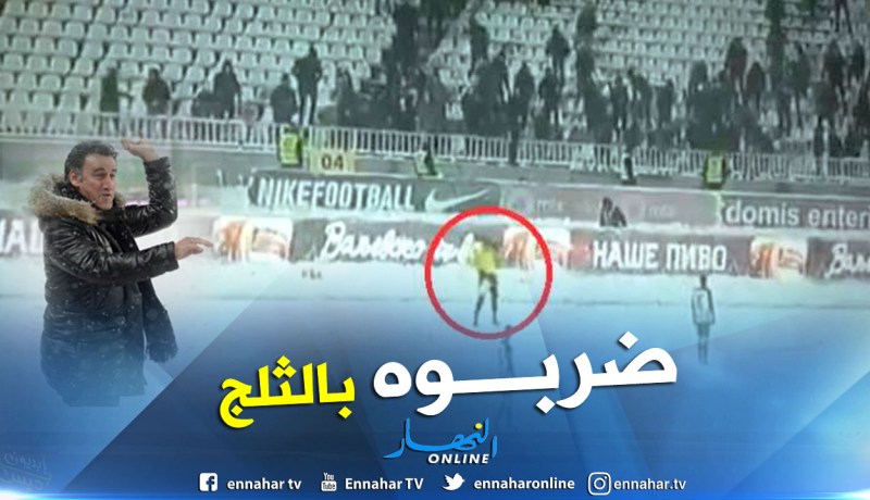 بالفيديو.. أنصار غاضبون يحتجون على الحكم بطريقة غريبة !!