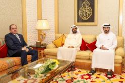 بوقادوم ‏ونائب رئيس الإمارات يستعرضان العلاقات الأخوية بين البلدين