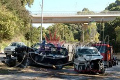 حادث مرور يخلف 4 جرحى  من بينهم رجال شرطة بالجزائر العاصمة