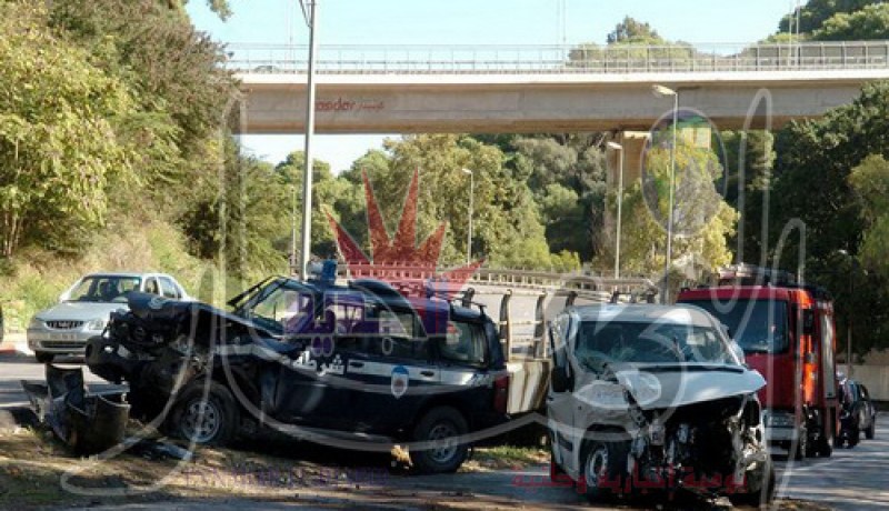 حادث مرور يخلف 4 جرحى من بينهم رجال شرطة بالجزائر العاصمة