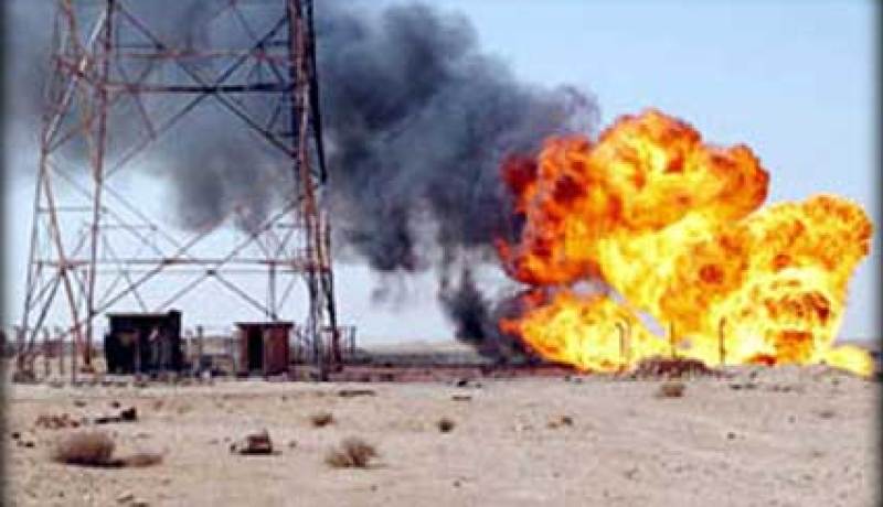 تفجير أنبوب النفط بمحافظة مأرب بشمال اليمن بعد نصف ساعة من إصلاحه