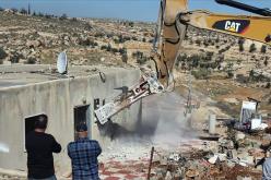الاحتلال الصهيوني يهدم عدد من بيوت الفلسطينين