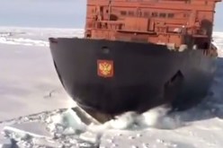 بالفيديو روسيا تطلق أكبر كاسحة جليد في العالم في ماي  المقبل