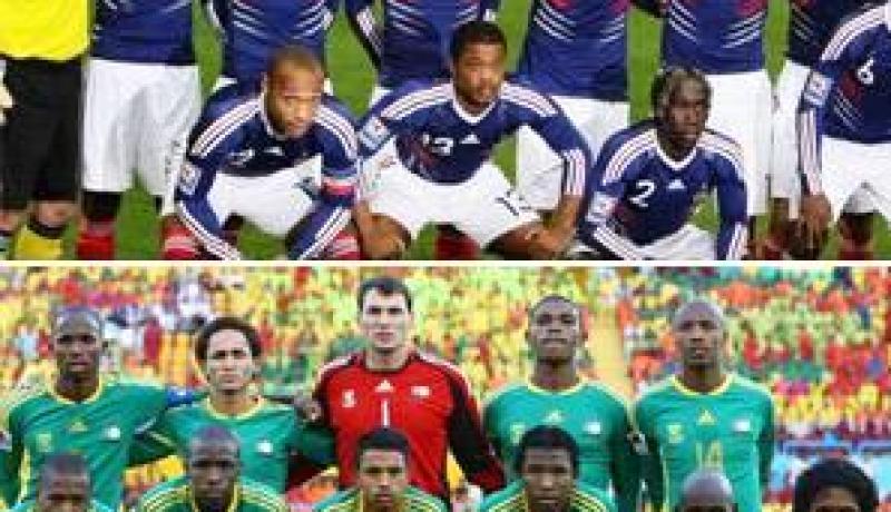 مونديال 2010: أرقام واحصائيات من مباراة فرنسا وجنوب افريقيا