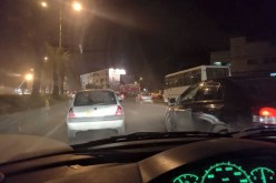 حادث مرور في حفرة بن عكنون