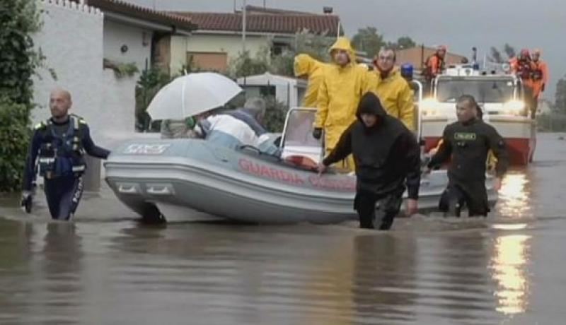 إعصار قوي يضرب جزيرتي سردينيا و كورسيكا