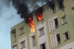 بالصور والفيديو.. نشوب حريق في شقة بسكنات عدل بئرتوتة في العاصمة