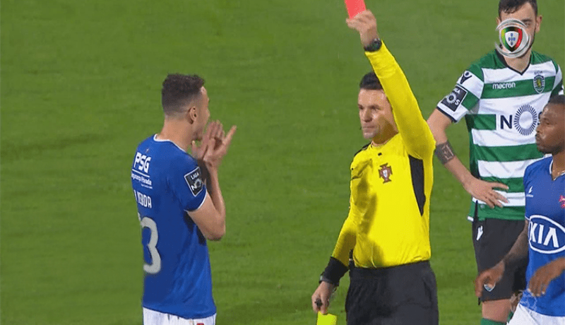 حسان يبدة أعنف لاعب في البرتغال !