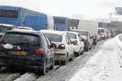 الطريق الوطني رقم47 يشهد صعوبة في السير