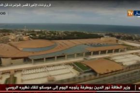 بالفيديو اللمسات الأخيرة لقصر المؤتمرات بسطاولي  قبل التدشين الرسمي