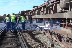 إنحراف قطار عن مساره  ببلدية الذرعان