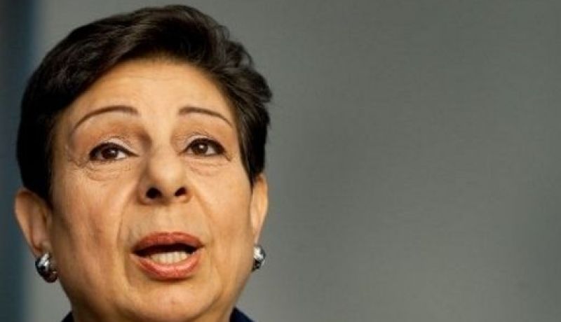 عشراوي تنفي ما نقل على لسانها عن احتمال إعلان فلسطين دولة ذات حدود مؤقتة