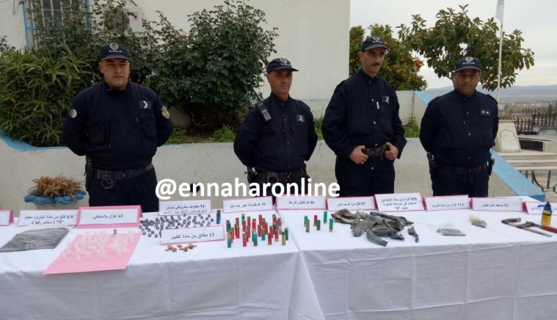 بالصور تفكيك ورشة سرية لصناعة الذخيرة في عنابة