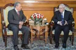 بن صالح يستقبل خليفته في مجلس الأمة