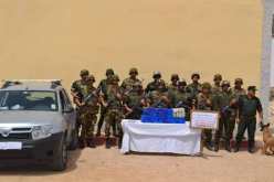 الجيش يوقف 5 تجار مخدرات ومهربين مع حجز أكثر من 3 أطنان من المواد الغذائية