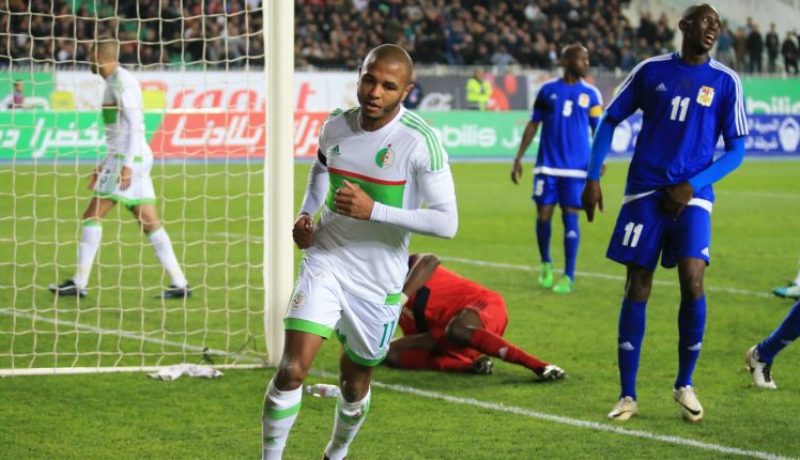 براهيمي يُنافس مُحمد صلاح على هذه الجائزة