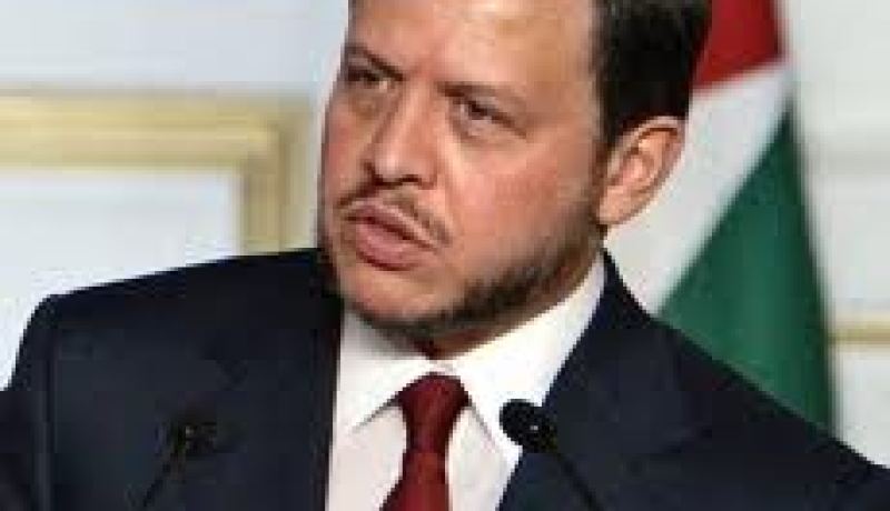 العاهل الاردني يؤكد رفضه لأى تدخل عسكرى فى سوريا