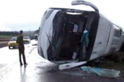 انقلاب حافلة ببئرتوتة تؤدي بحياة 3 أشخاص و جرح 8 آخرين