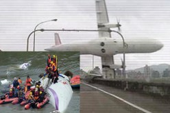 فيديو لحظة سقوط طائرة ركاب تايوانية خلف 9 قتلى