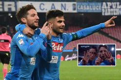 بالفيديو.. لاعبو نابولي يهدون الفوز لـ “غولام”