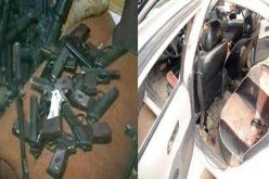 حجز اسلحة وذخيرة داخل سيارة بعد اشتباك الامن التونسي مع 3 ملتحين مسلحين بصفاقس