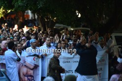 الأطباء الداخليون يحتجون بمستشفى مصطفى باشا بالعاصمة