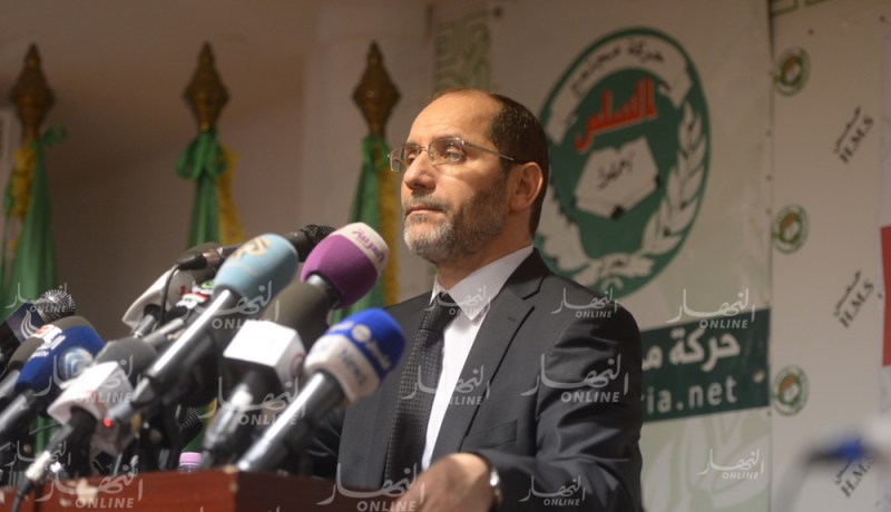 مقري: حركة “حمس” تنتهج الوسطية والإعتدال