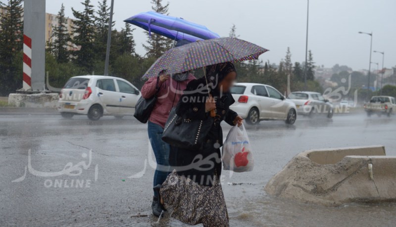 أمطار رعدية مصحوبة ببرد على 6 ولايات اليوم