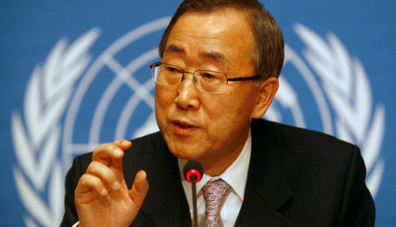 بان كي مون يعتبر إطلاق الصاروخ الكوري الشمالي عملا مؤسفا وينتهك قرارات الأمم المتحدة