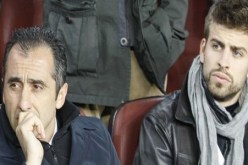 نقاش بين والد بيكيه وأحد المقربين من غوارديولا