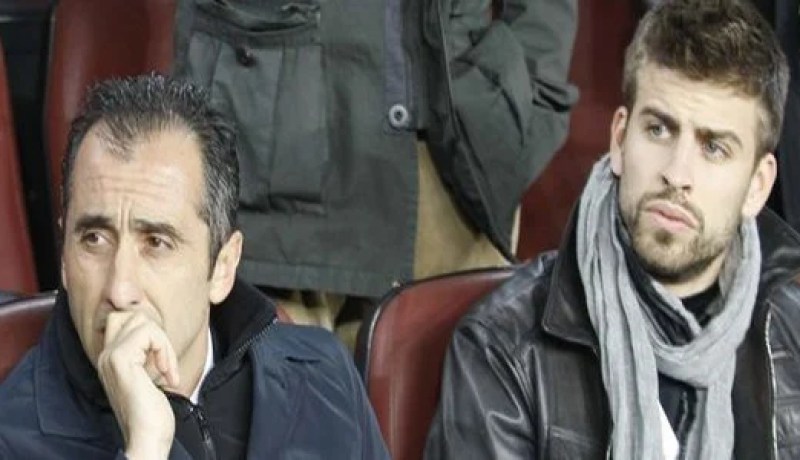 نقاش بين والد بيكيه وأحد المقربين من غوارديولا