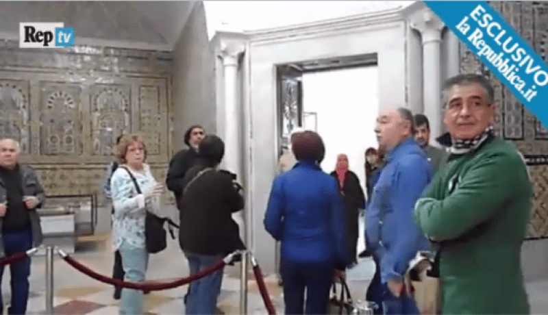 شريط فيديو لسائح صور بداية الهجوم الإرهابي داخل متحف باردو في تونس