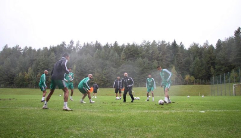 بالصور.. الخضر يخوضون أول حصة تدريبية في النمسا