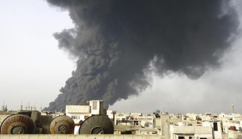 مقتل 5 اشخاص بانفجار قوارير غاز وسط دمشق