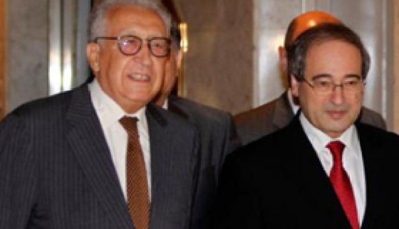 الابراهيمي يلتقي المعارضة الداخلية السورية