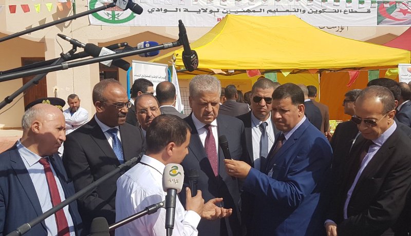 سلال يدشن معهد وطني متخصص في التكوين المهني ببلدية حساني عبد الكريم