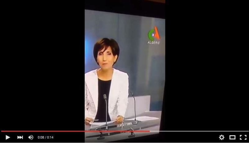 بالفيديو مذيعة CANAL ALGERIE تشعل مواقع التواصل الإجتماعي بعد زلة لسان