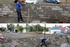 تركي يغلق الطريق و يتحدى الشرطة