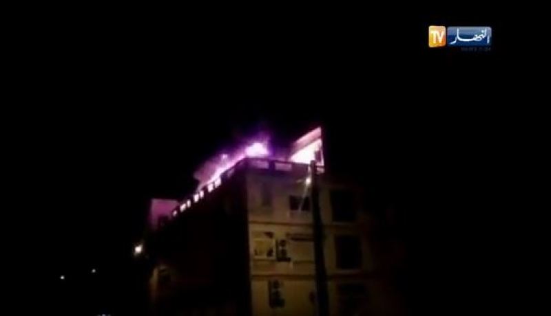بالفديو..حريق يلتهم فيلا بالدار البيضاء