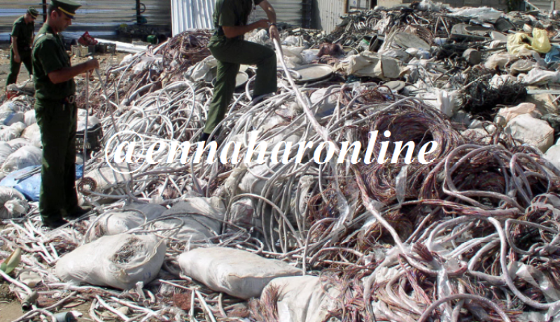 الدرك يفكك شبكة «بارونات» هرّبوا أكثر من 600 قنطار من النحاس إلى الخارج