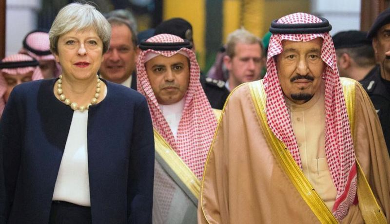 “ماي” تحث السعودية على تخفيف الحصار على اليمن