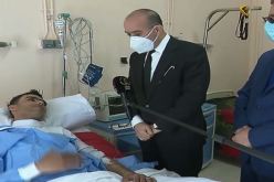 بالفيديو.. هذا ما قاله وزير الداخلية للشرطي ضحية حادث دهس