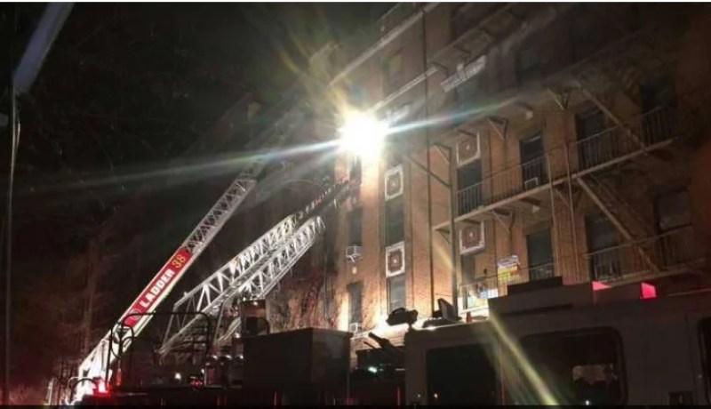 قتلى وجرحى إثر حريق بمبنى سكني في نيويورك