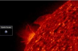 مركز الفلك الدولي يصور أقوى انفجار على الشمس اليوم بأبو ظبي