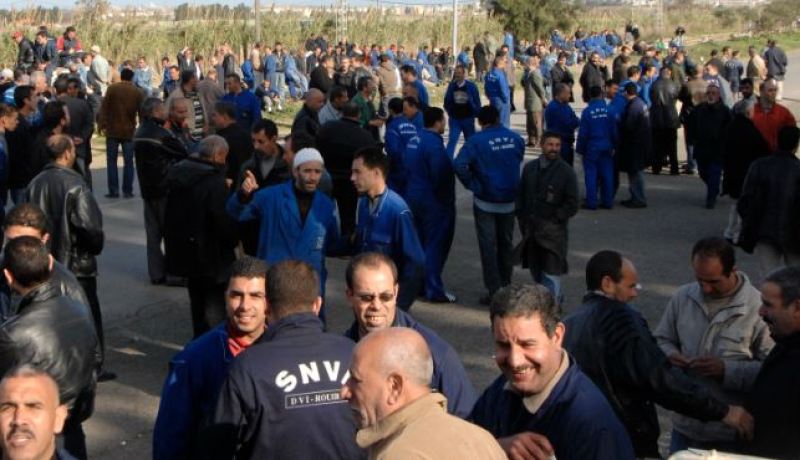 شلل في المنطقة الصناعية بالرويبة.. وإضراب موظفي قطاعات مختلفة في أربع ولايات 