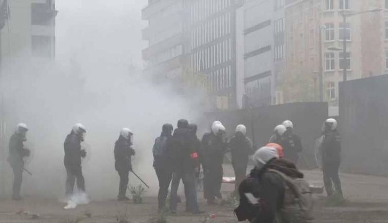 صدامات عنيفة بشوارع بروكسل بسبب قانون الهجرة‎