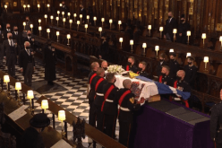 جنازة ملكية عسكرية في وداع الأمير فيليب