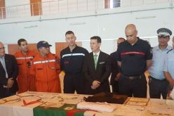 المدير العام للحماية المدنية يكرم العون “سيدعلي عميروش” بطل العالم في الفوفيتنام